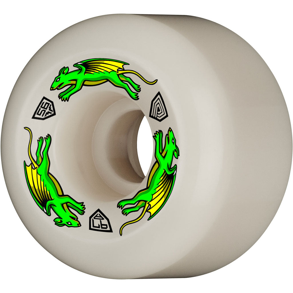 Powell Peralta Dragon Formula Nano Rat 56x39mm 97A Wheels - Off White