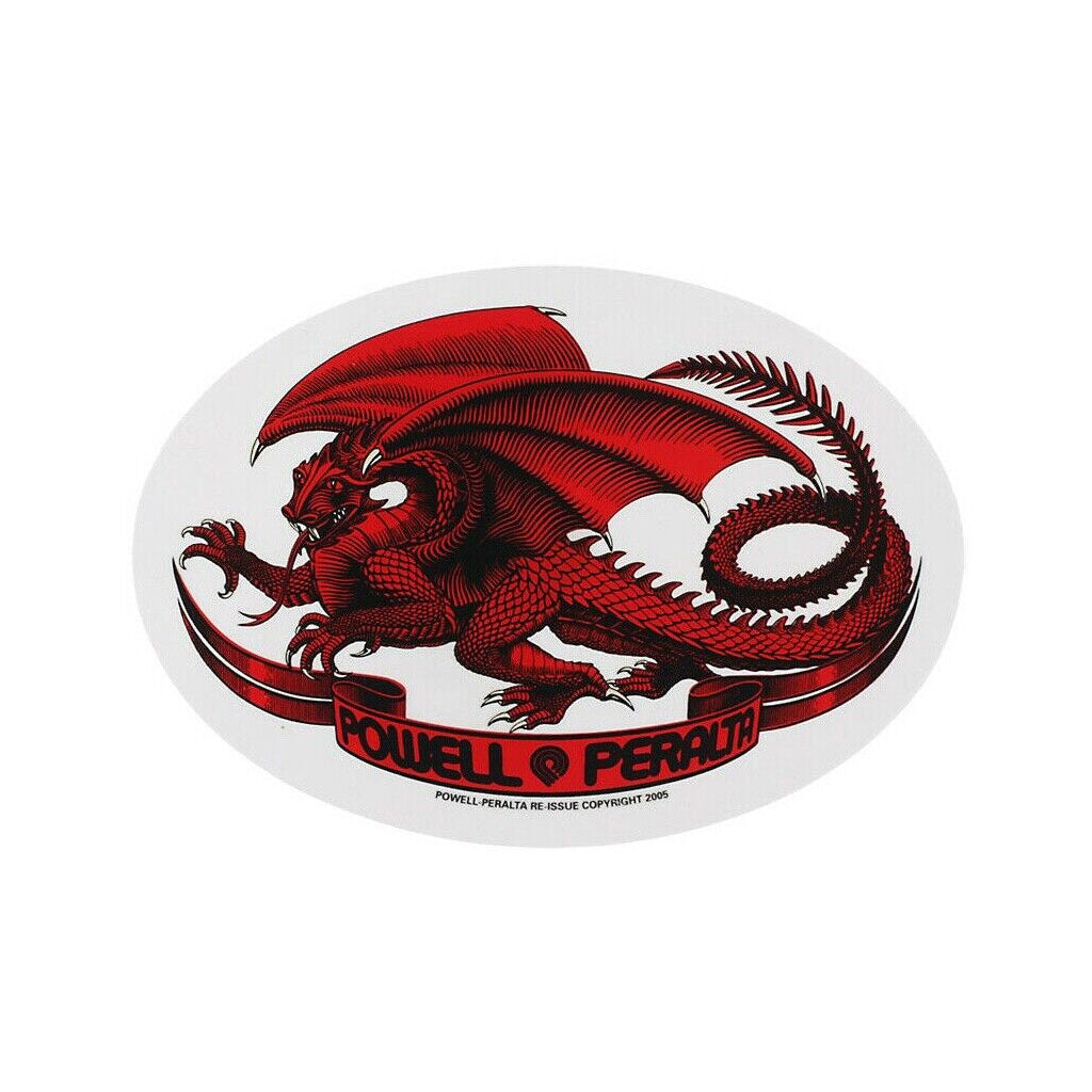 Powell Peralta Oval Dragon 5x4" Sticker - Choose Color