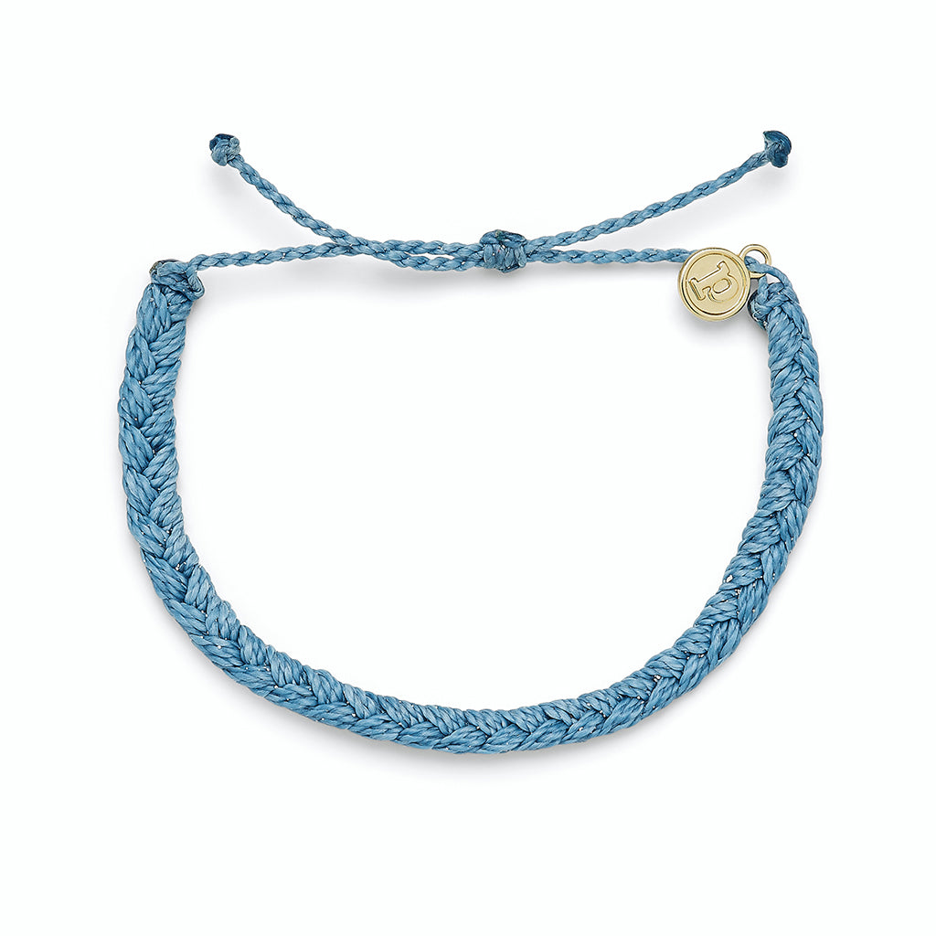 Pura Vida Braided Bracelet - Sky Blue