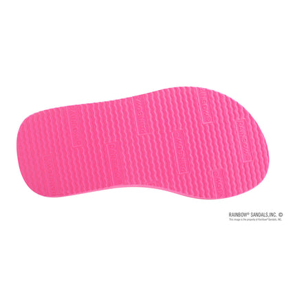 Rainbow The Grombow - Soft Rubber Top Sole with 1&quot; Strap and Pin line - Pink - Seaside Surf Shop 