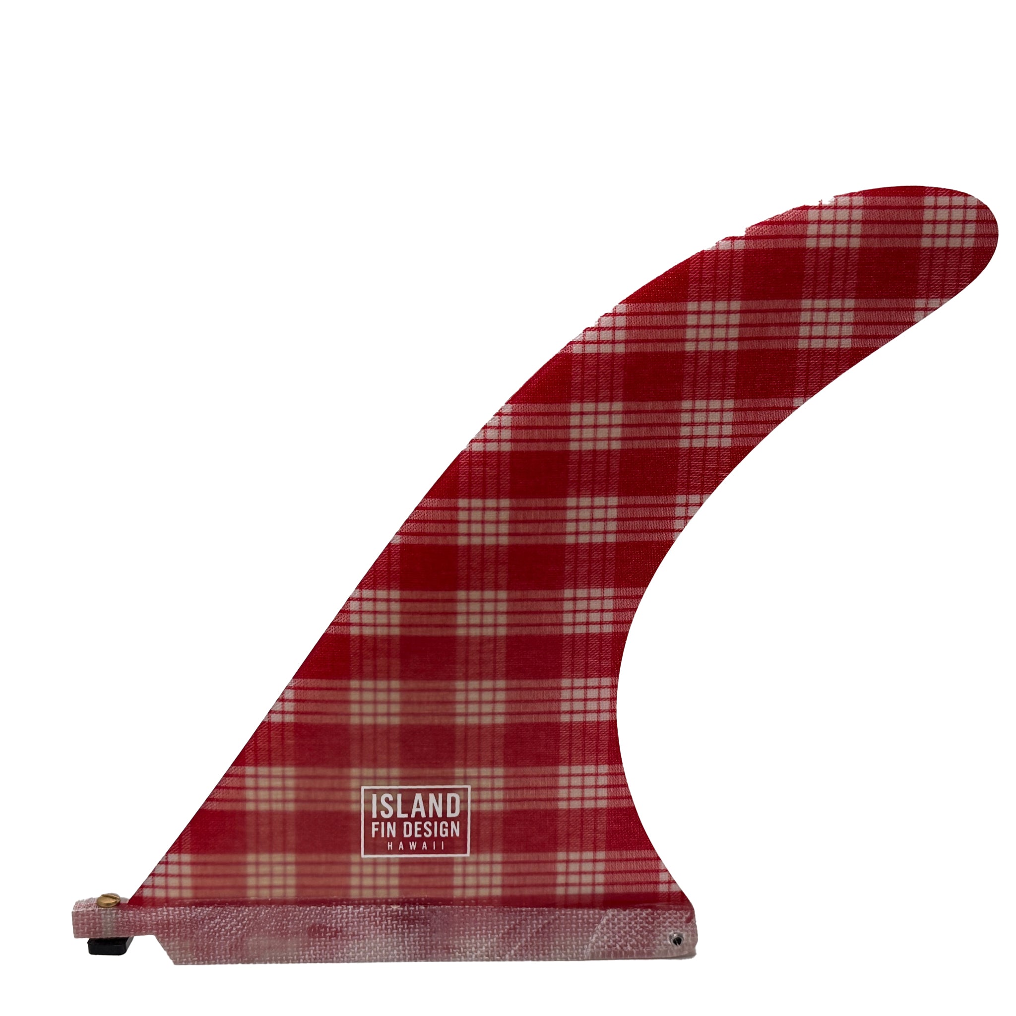 Island Fin Design - 9.5" Lei Day Flex Fin - Red Palaka
