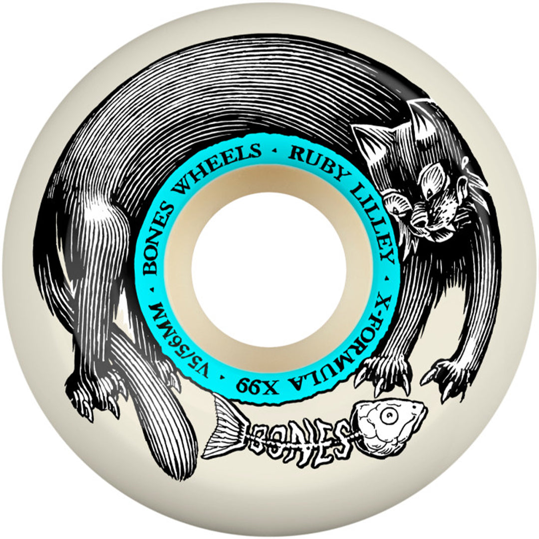 Bones Ruby Lilley X Formula Black Cat Sidecuts 56mm 99A