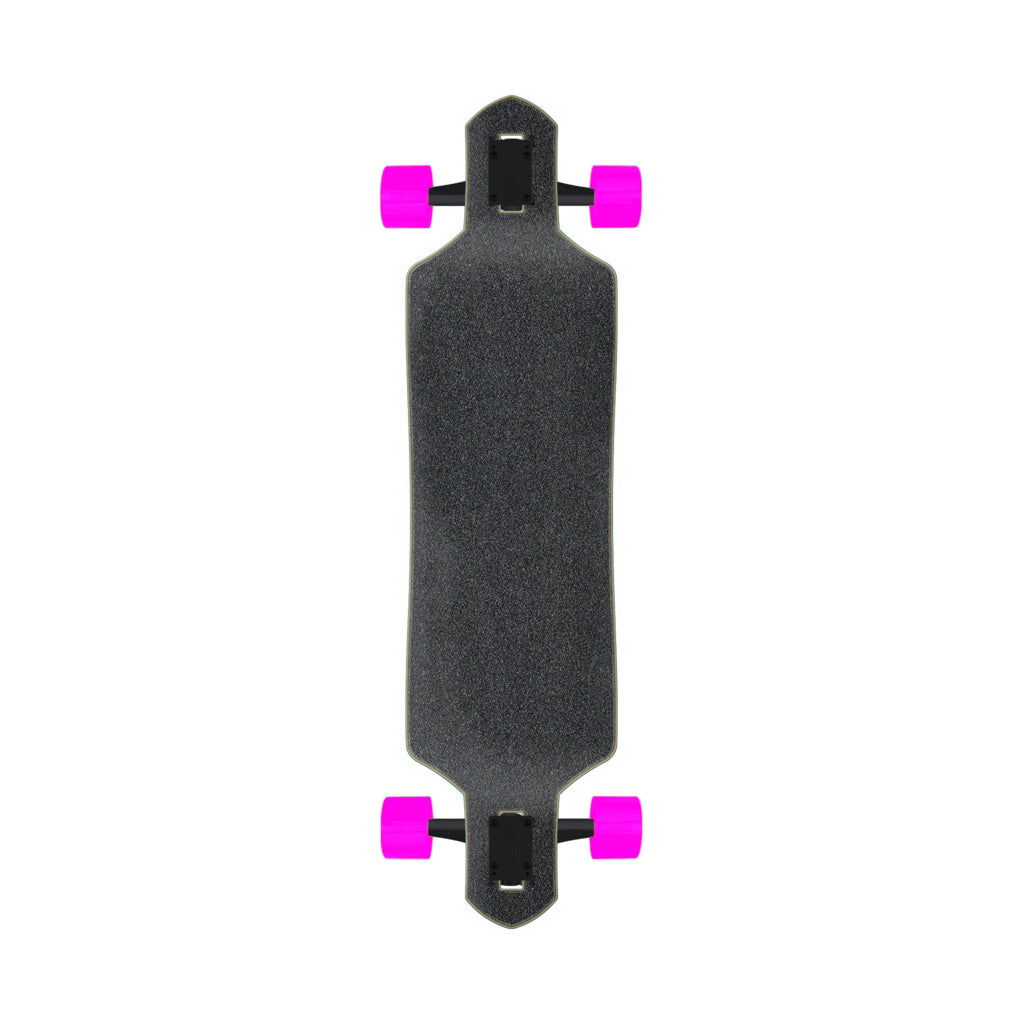 Santa Cruz Prismatic Dot Cruzer Drop Thru Skateboard 9.0" x 36"