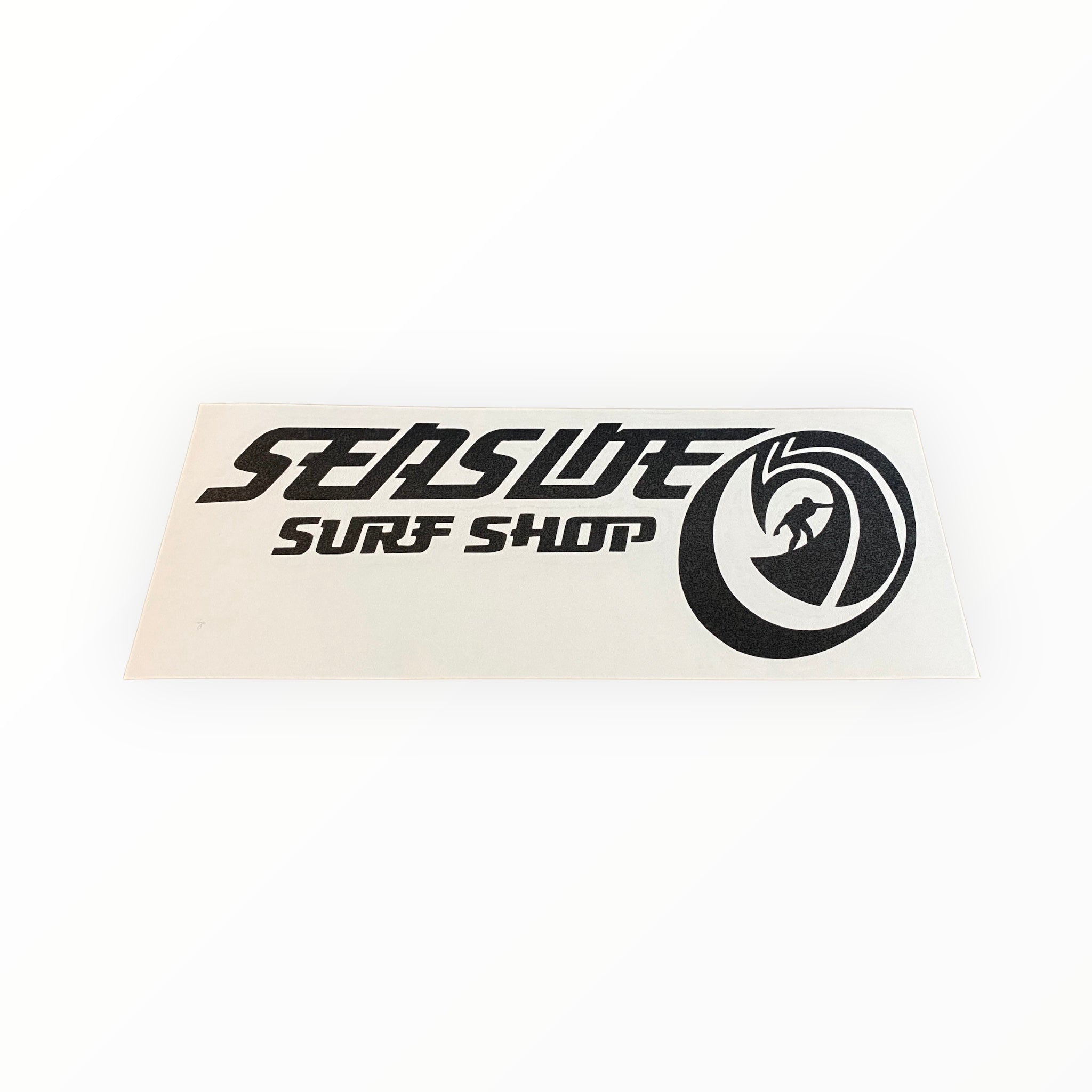Seaside Surf Shop - OG Rider Transfer Sticker - 8x3" Black