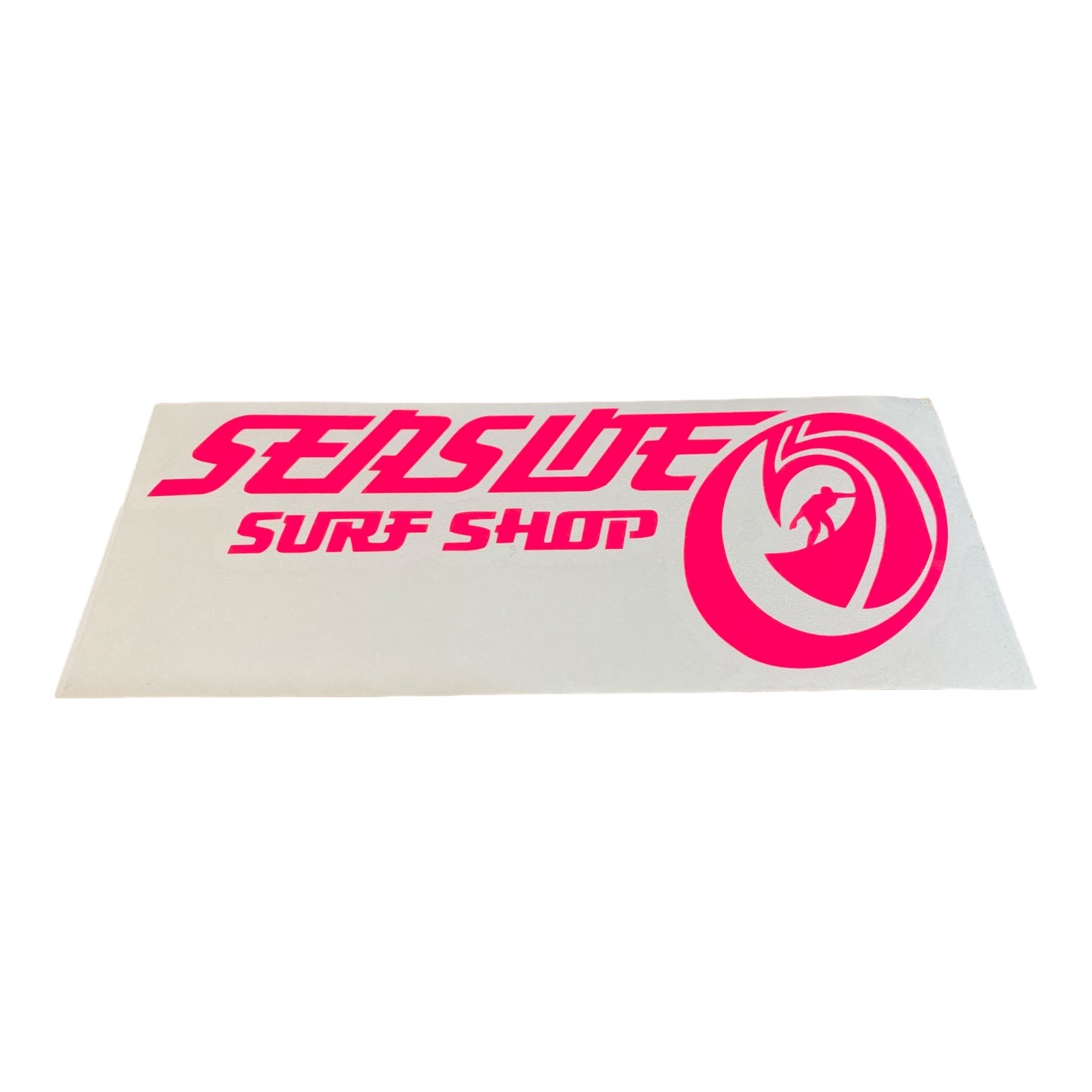 Seaside Surf Shop - OG Rider Transfer Sticker - 8x3" Hot PInk