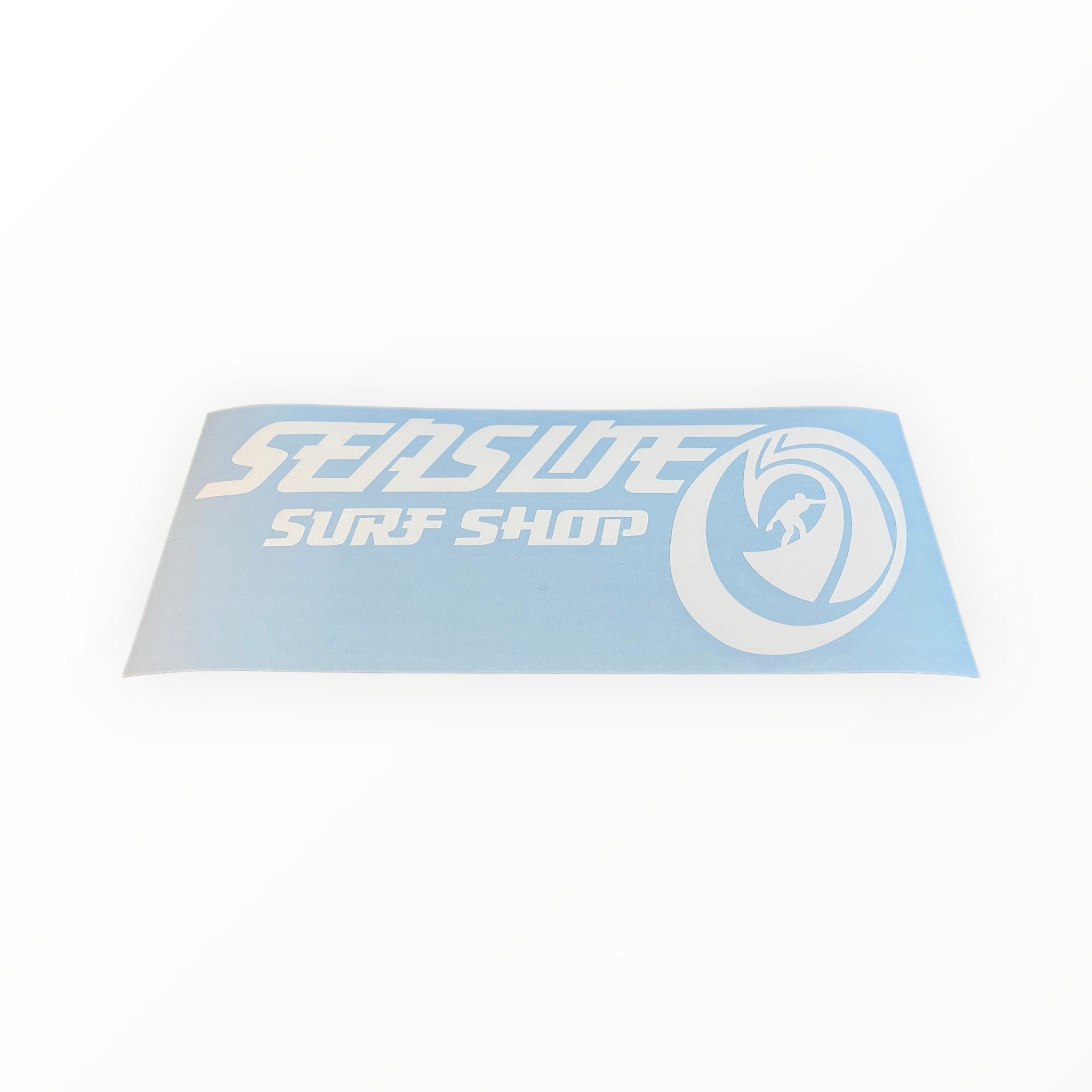 Seaside Surf Shop - OG Rider Transfer Sticker - 8x3" White