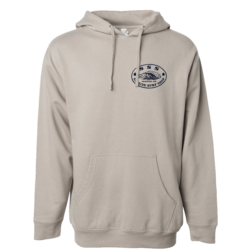 Seaside Surf Shop SSS Blade Wave Pullover - Smoke