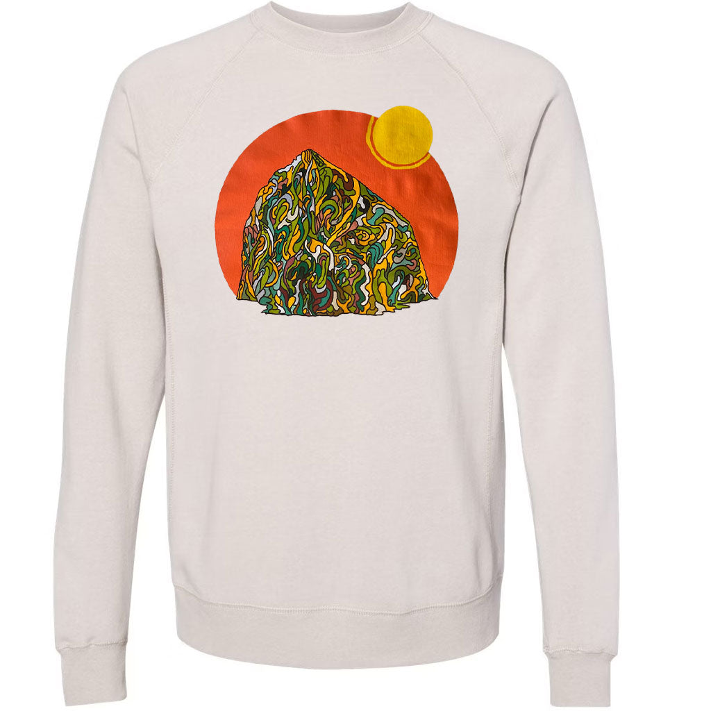 Seaside Surf Shop x Maya Sacks - Local Artist Series Haystack Crew Sweatshirt - Unisex - Heather Stone