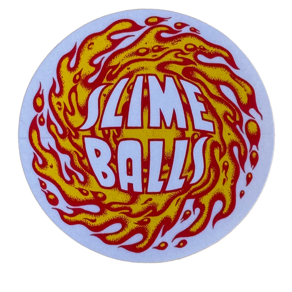 Slime Balls Logo Flame - 3.5"