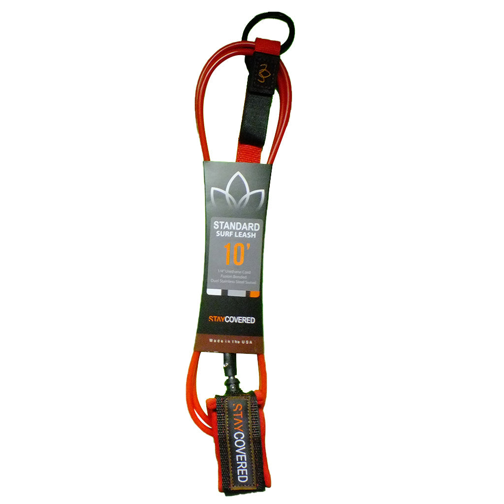 Stay Covered Standard Surf Leash - 10'x9/32 - Seaside Surf Shop