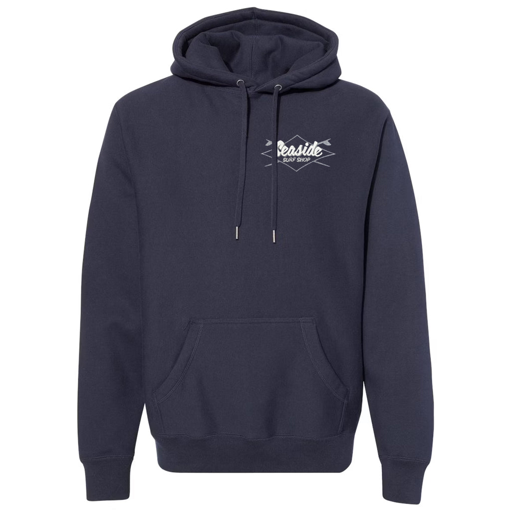 Seaside Surf Stars & Stripes Hooded Pullover - Navy