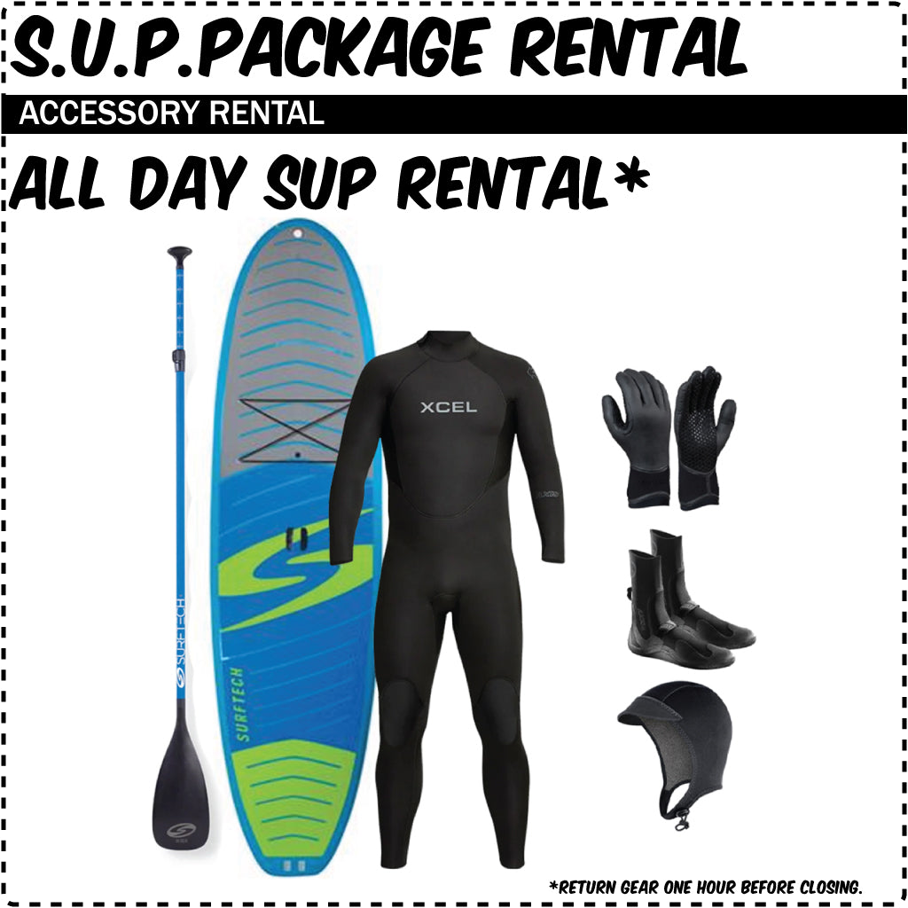 Stand-Up Paddleboard Full Rental Package