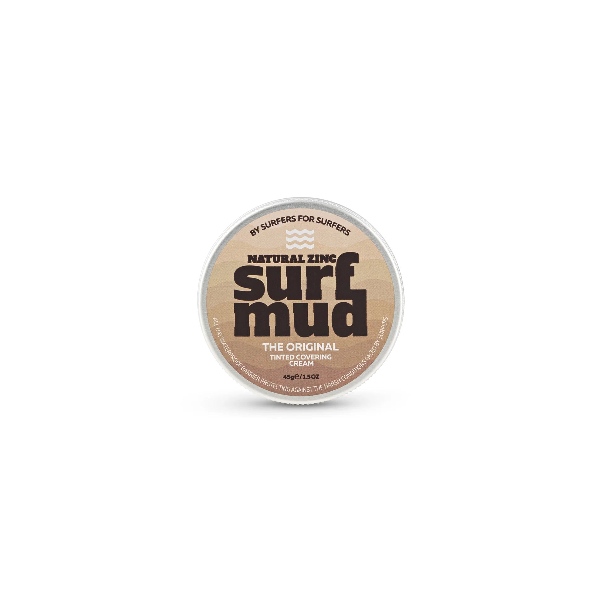 Surfmud Australia - Original Formula Natural Zinc Tinted Covering Cream Sunblock - 45g/1.5oz Tin
