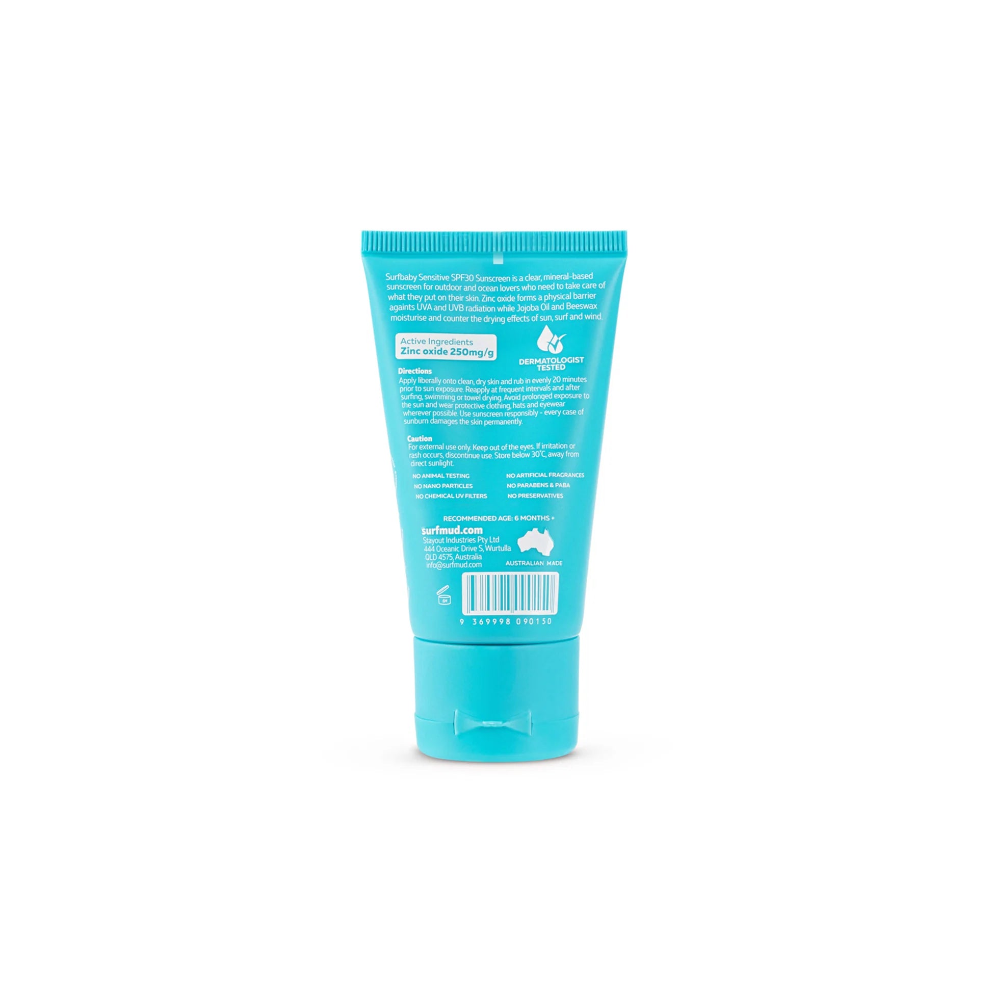 Surfmud Australia - Surfbaby Sensitive SPF30 Sunscreen - 50g