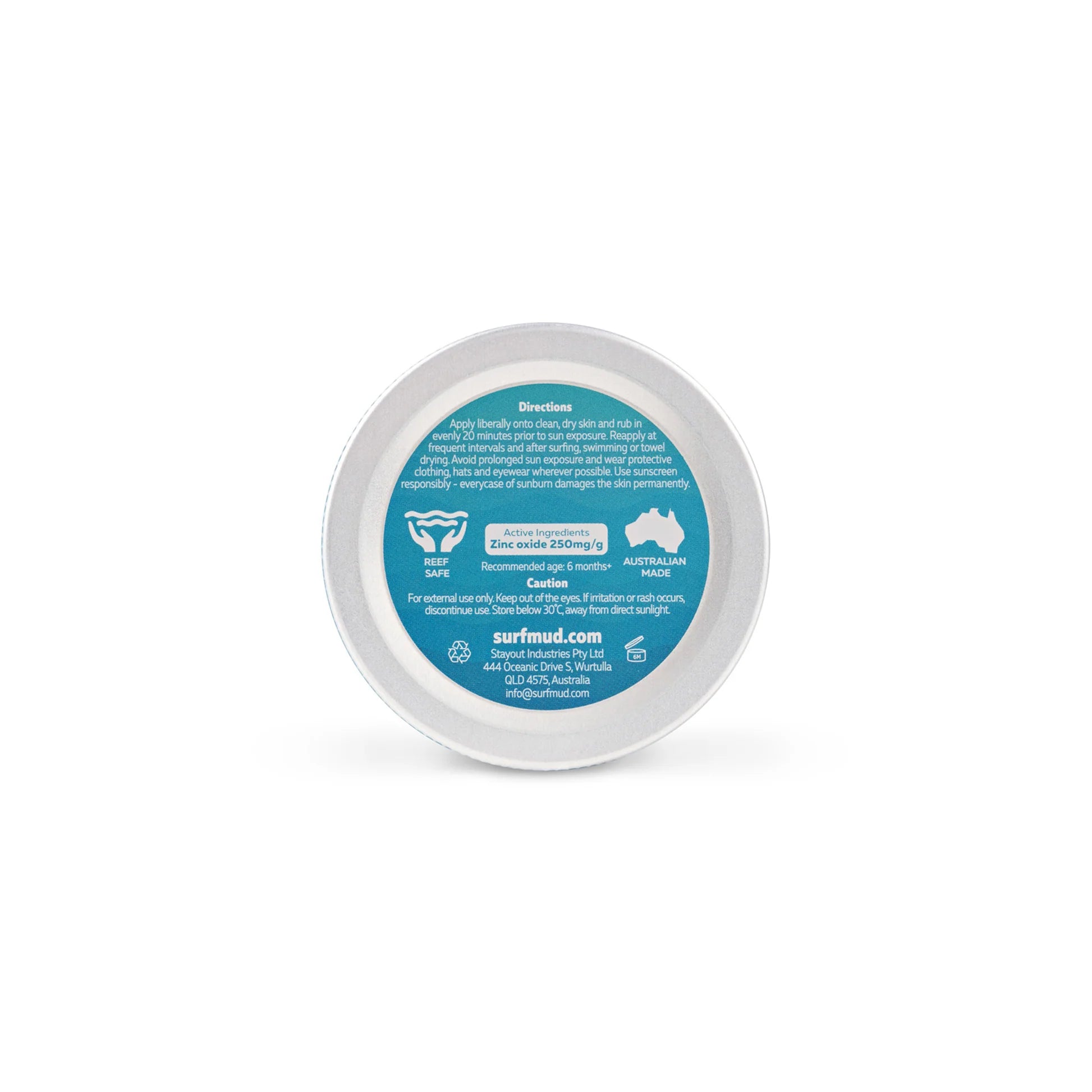 Surfmud Australia - Surfbaby Sensitive SPF30 Sunscreen Tin - 100g