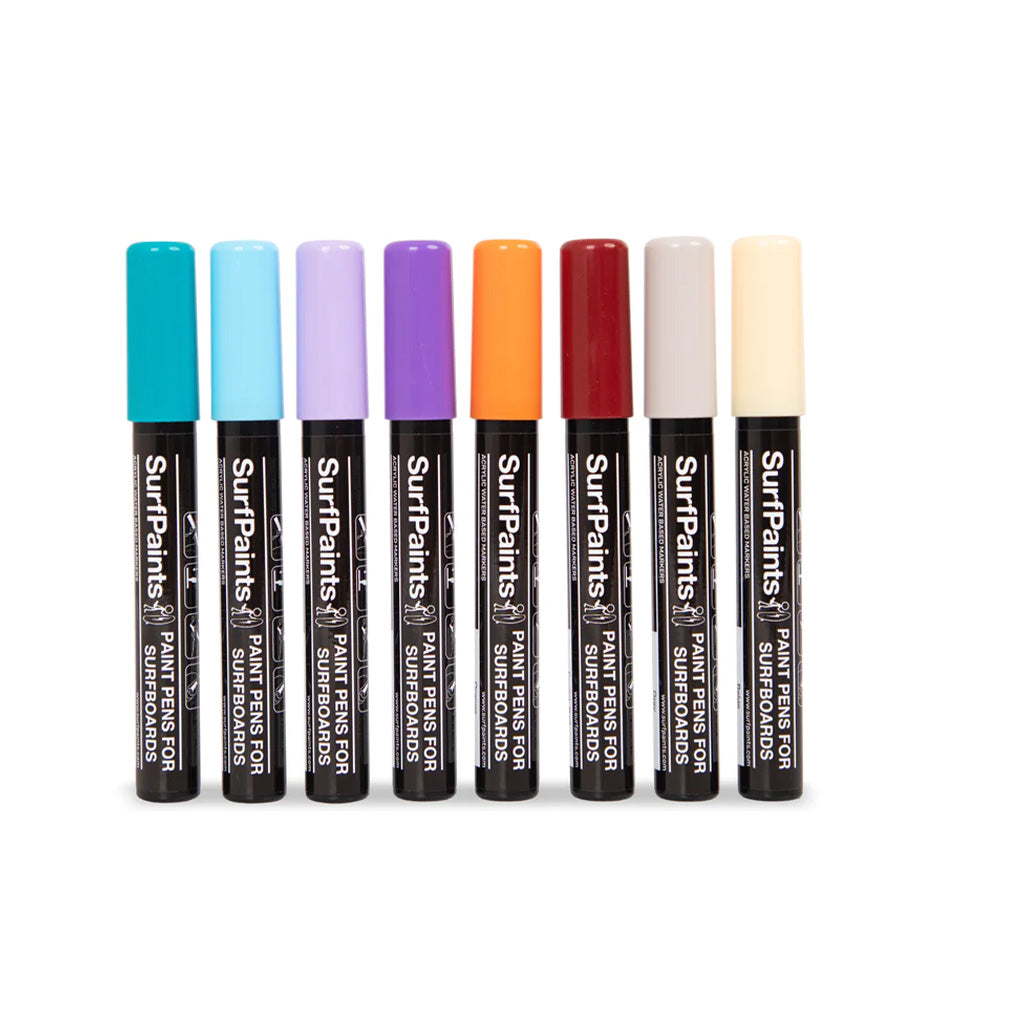 SurfPaints Surfboard Paint Pens - Pastel Set