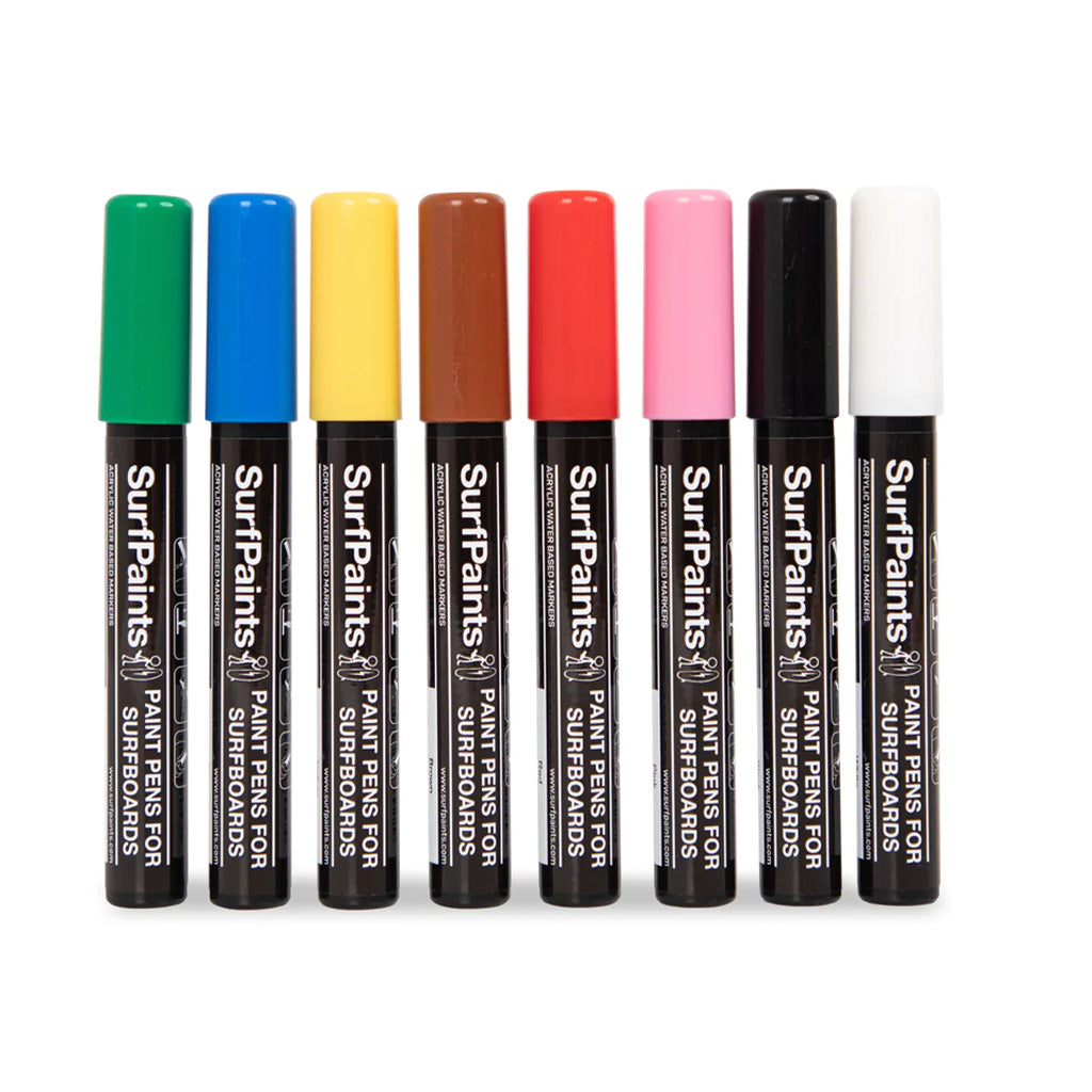 SurfPaints Surfboard Paint Pens - Primary Set