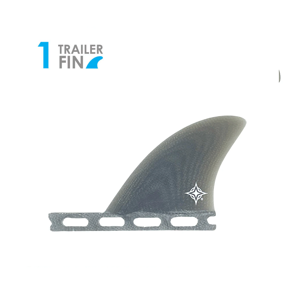 True Ames Wayne Rich Trailer Fin - Fiberglass/Smoke