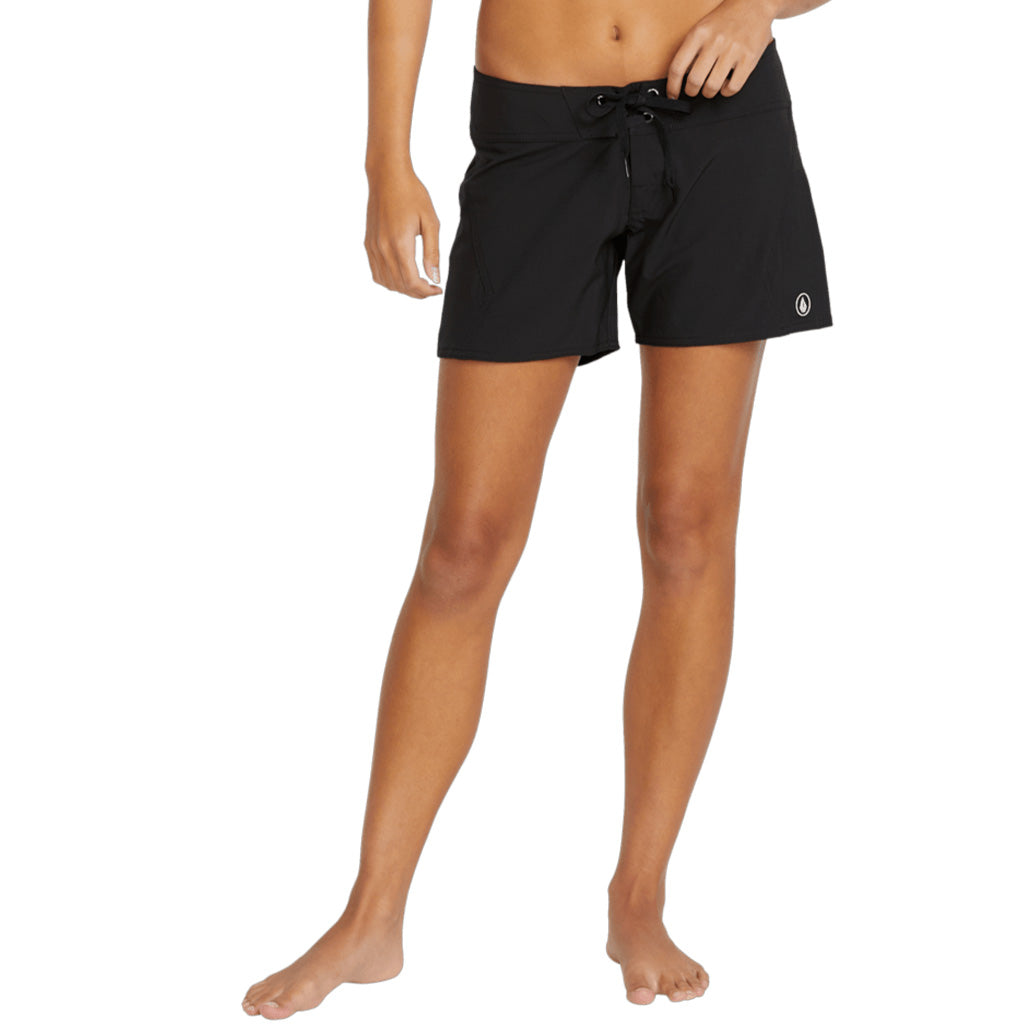 Volcom Womens Simply Solid 5" Boardshort - Black