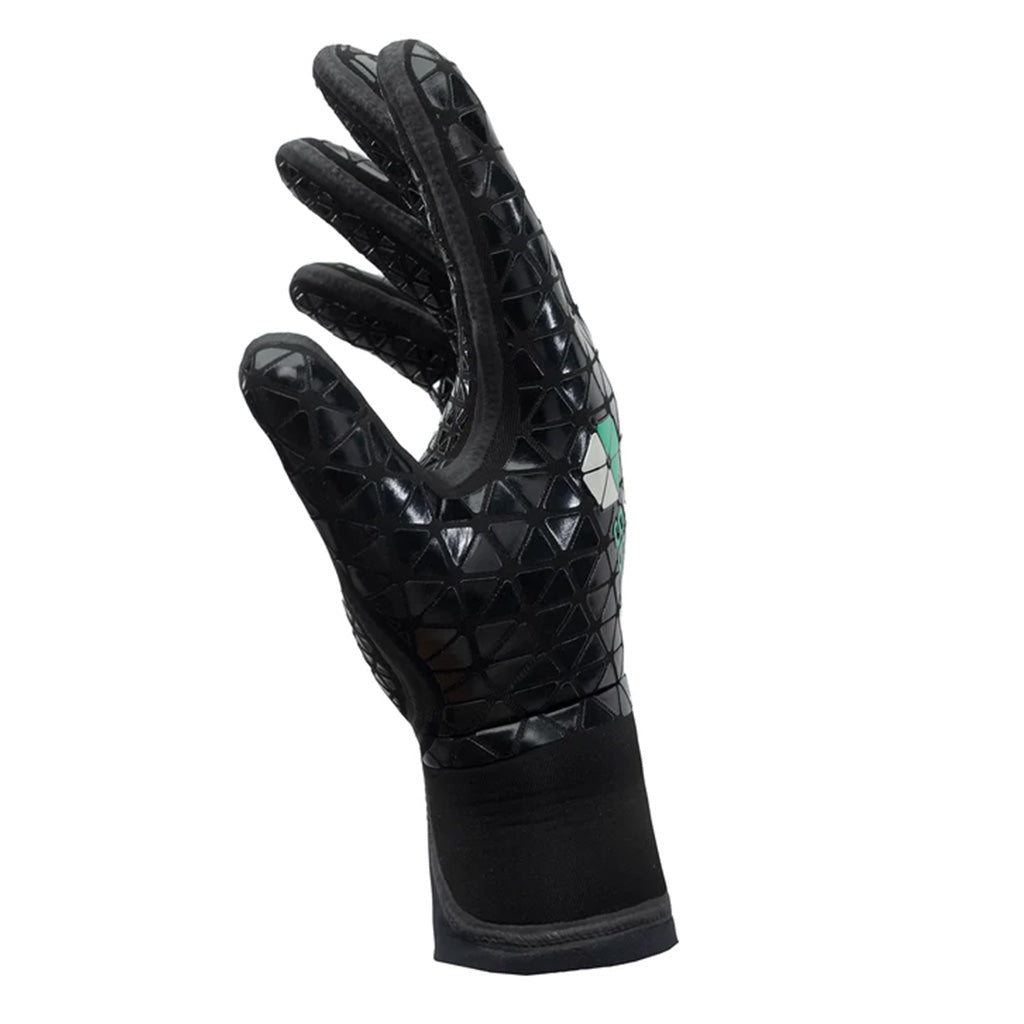 Solite Gloves 3:2mm Gauntlet 5 Finger - 2023/Black - Seaside Surf Shop 