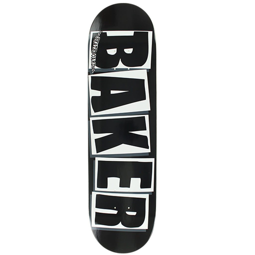 Baker Skateboards Brand Logo 8.475" Deck - Black/White