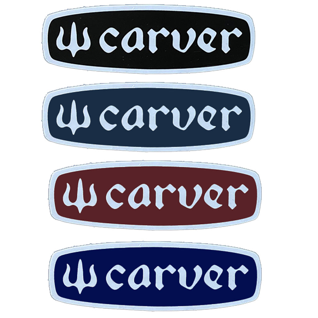 Carver Skateboards Logo Text Sticker - 4x1.5"