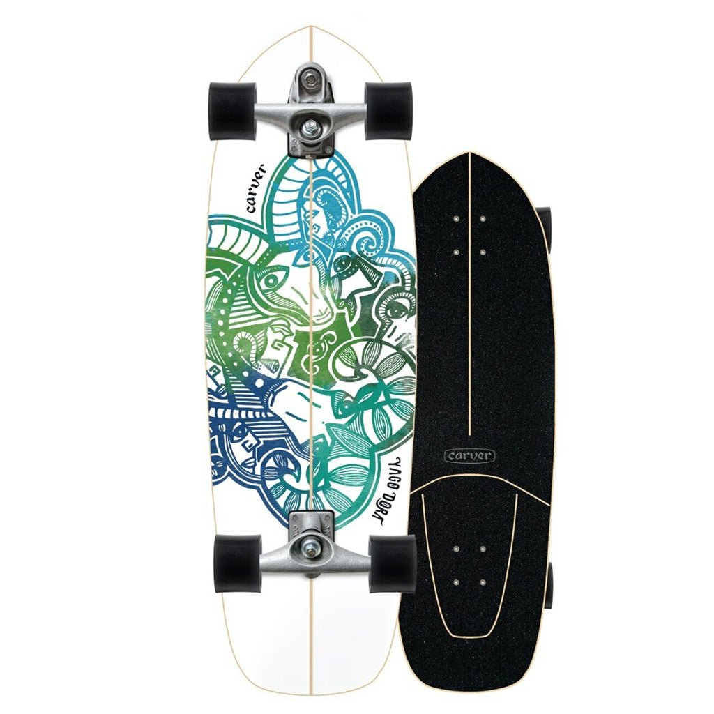 Carver Skateboards Yago Skinny Goat Surfskate C7 Raw Complete - 30.75"