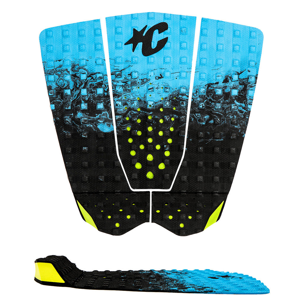 Creatures Griffin Colapinto Lite Traction Pad - Cyan Fade/Black Lime