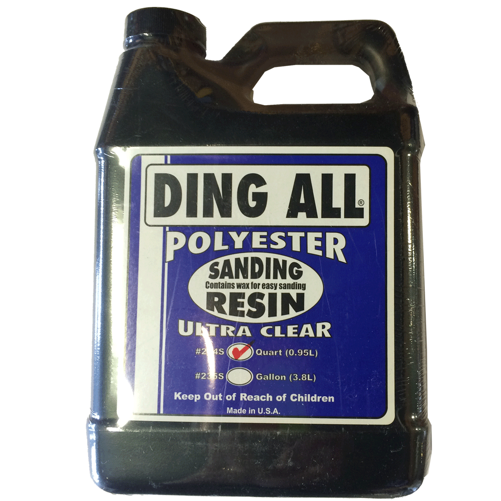 Ding All Ultra Clear Sanding Resin - 1 Quart