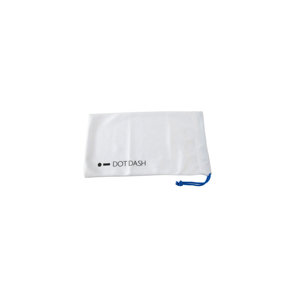 Dot Dash Sunglass Bag Sunglasses - White