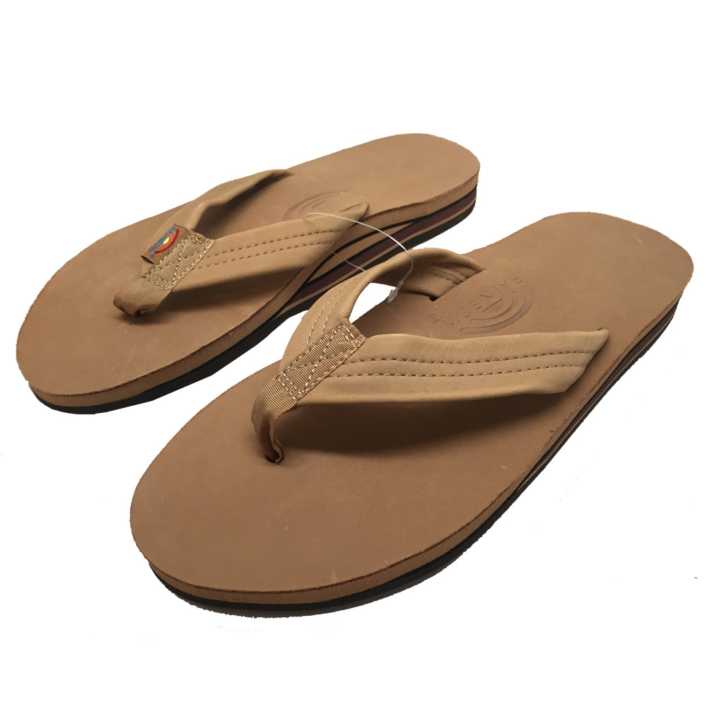 Rainbow Sandals Mens Premier/Classic Leather Double Layer With Arch -  Sierra Brown