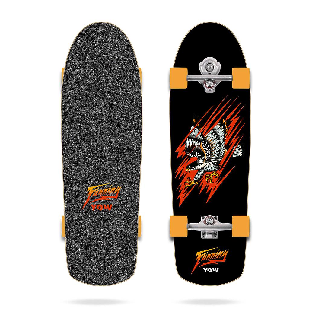 2023 YOW Fanning Falcon Performer 33.5&quot; Signature Series Yow Surfskate - Seaside Surf Shop 