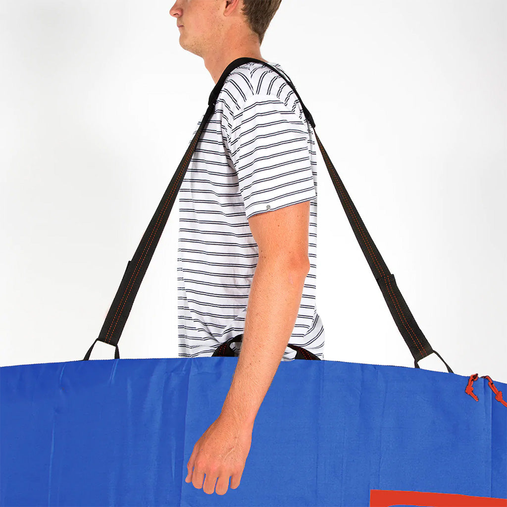 FCS Classic Padded Surfboard Bag - Fun Board - Blue/White
