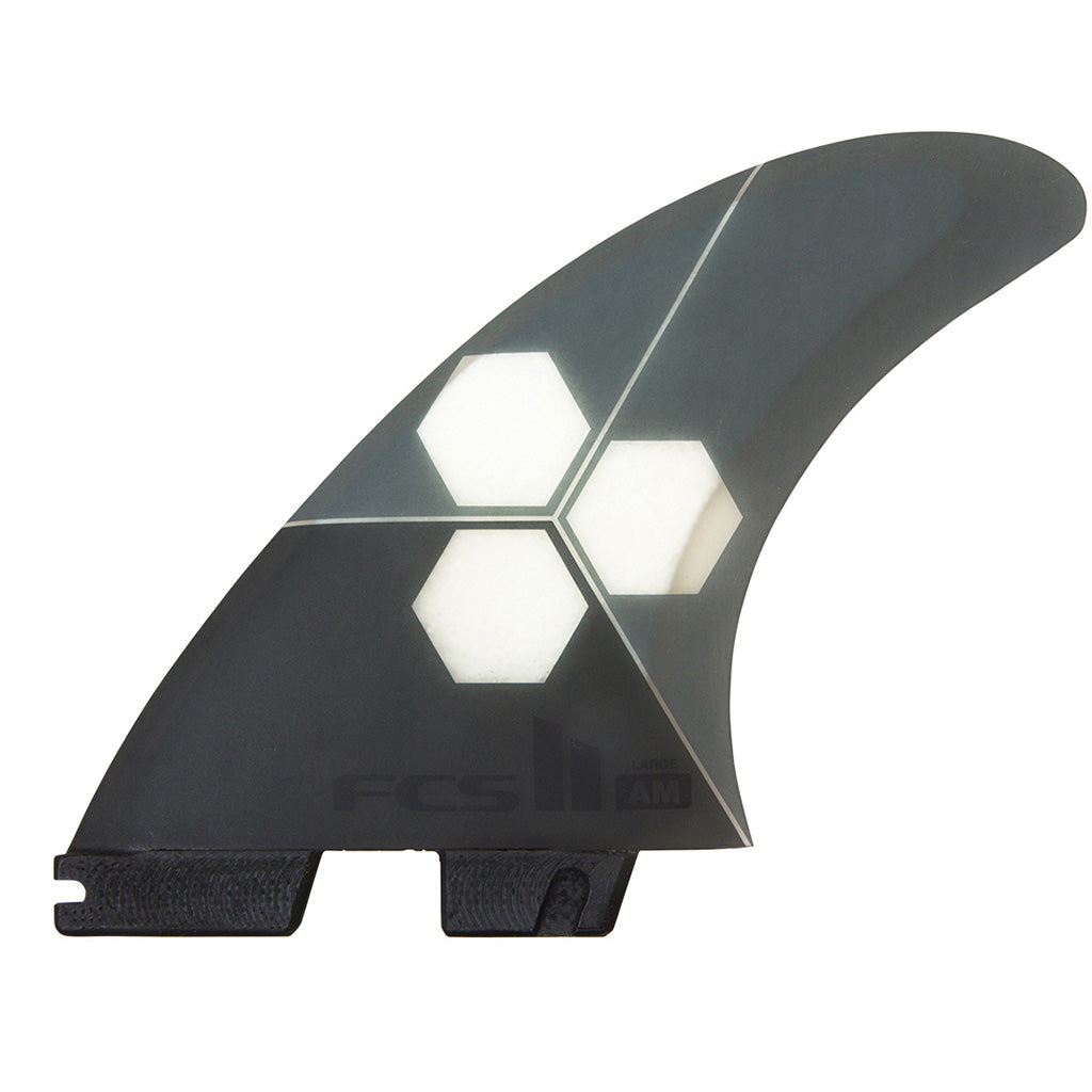 FCS II AM PC Large Grey Tri Retail Fins