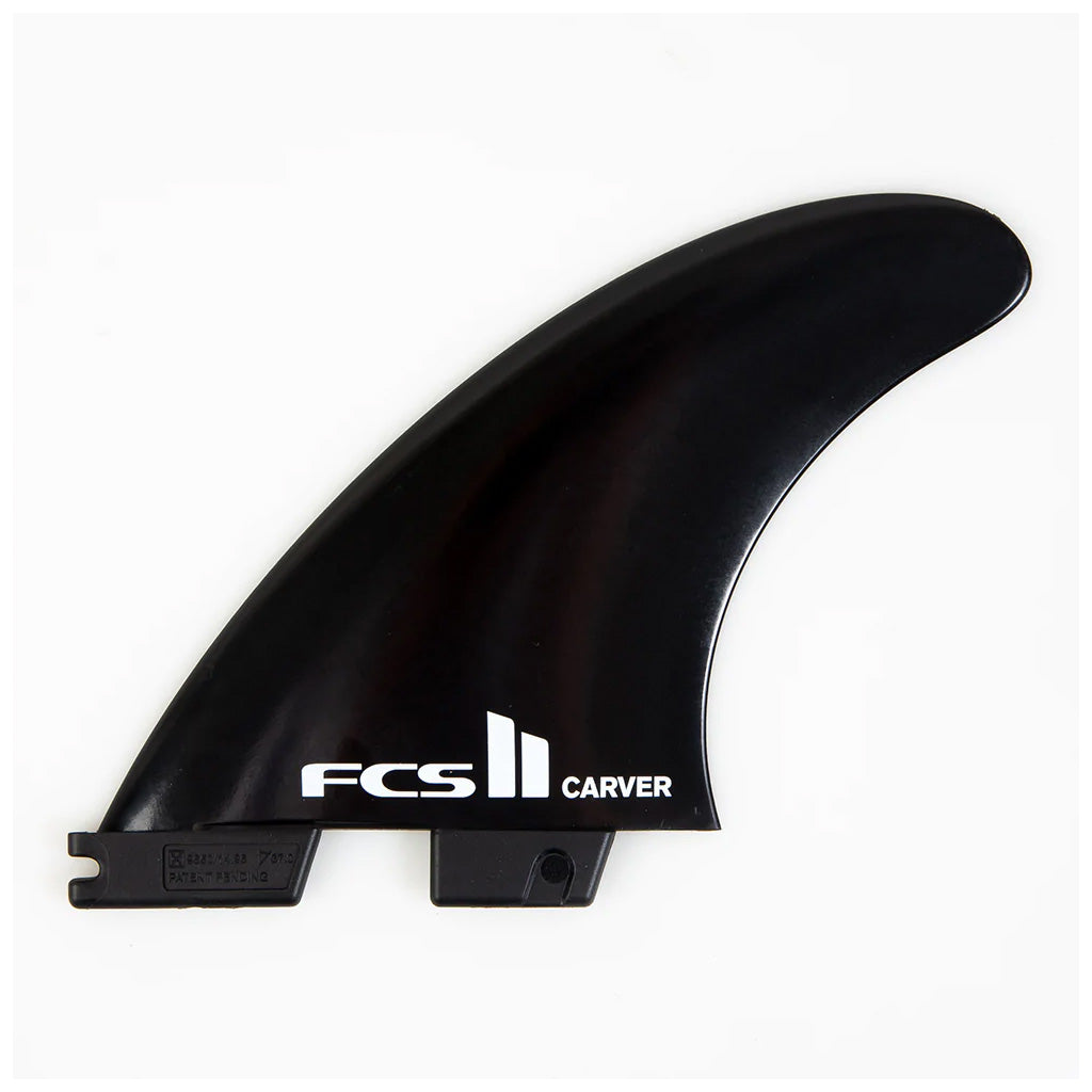 FCS II Carver Glass Flex Large Tri-Fin Set - Black