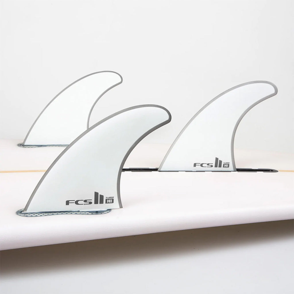 FCS II Harley Longboard Tri Fins - Cool Grey