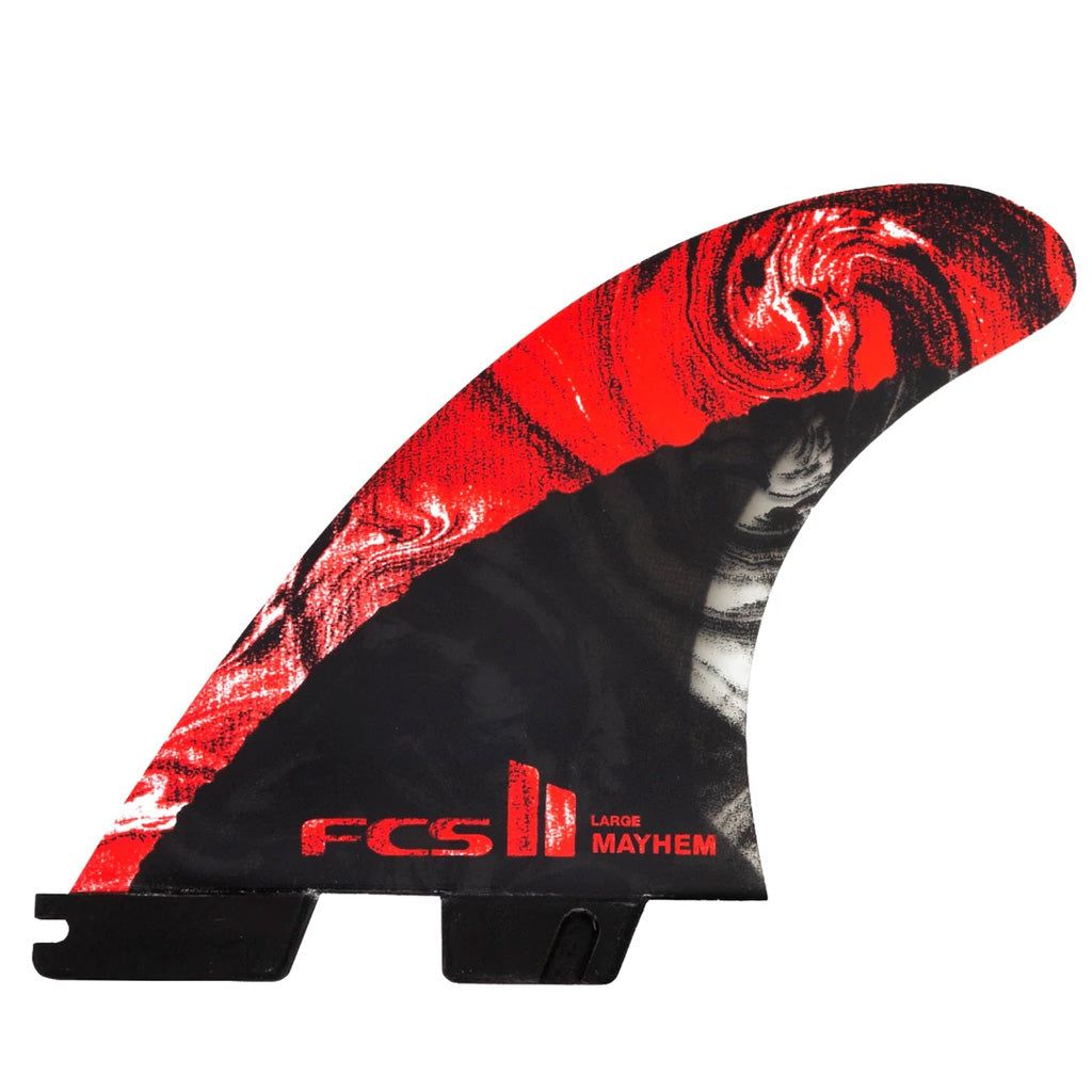 FCS II Matt Biolos Large Tri-Fin Set - Red