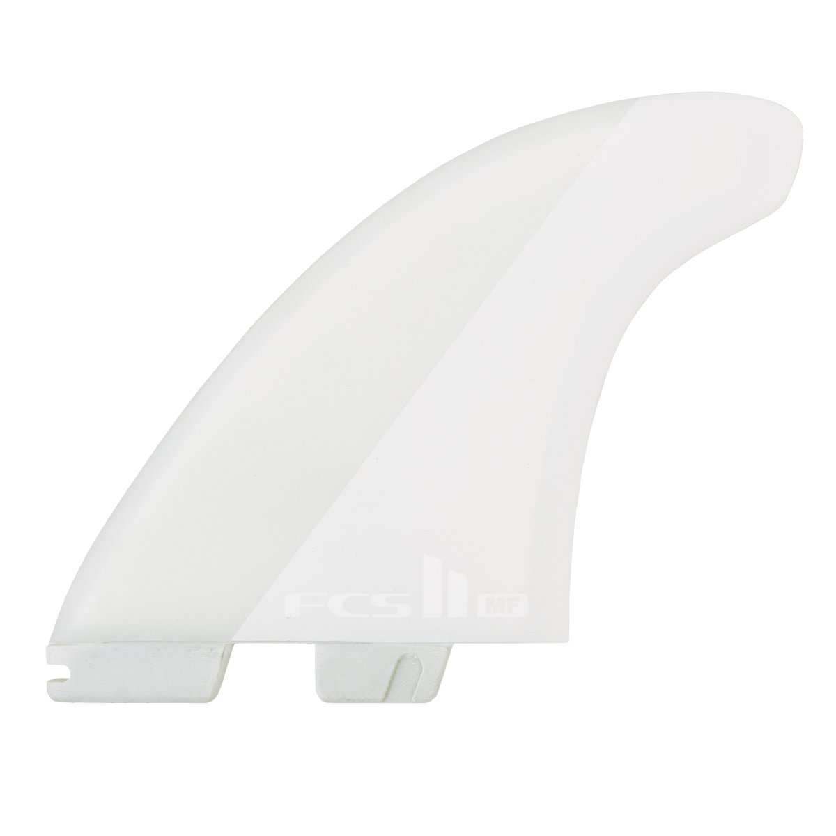 FCS II Mick Fannin Twin + Stabilizer Fin Set - White