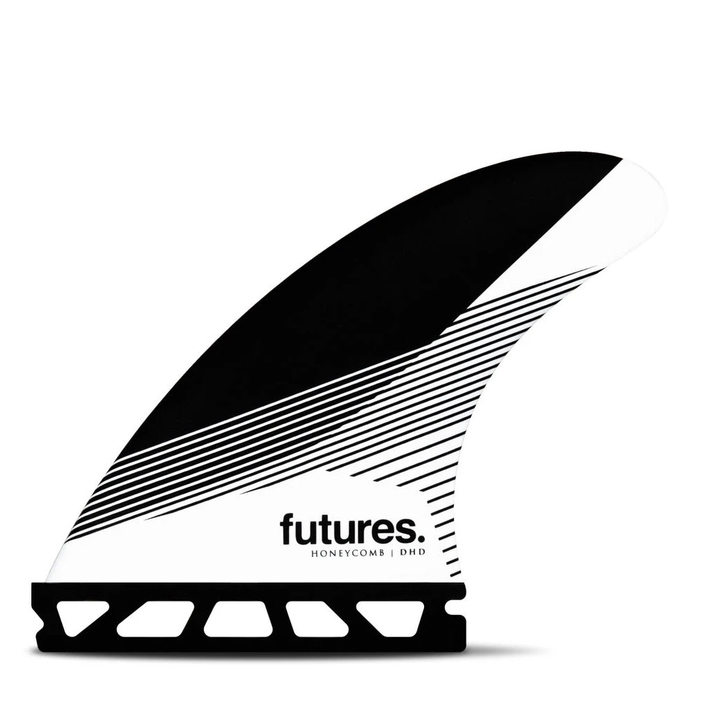 Futures Fins - DHD Medium HC Tri Fin - Black/White