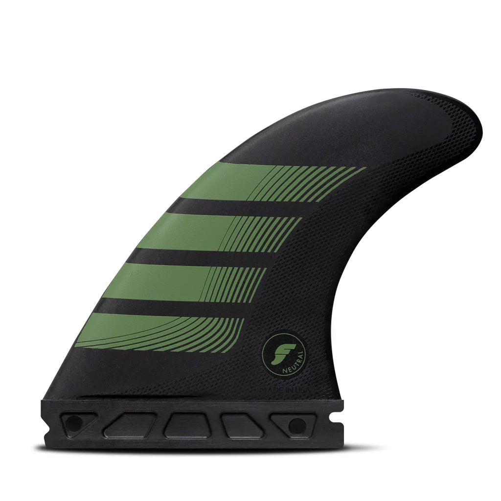 Futures Fins - F8 Alpha Tri-Fin Set - Carbon/Olive