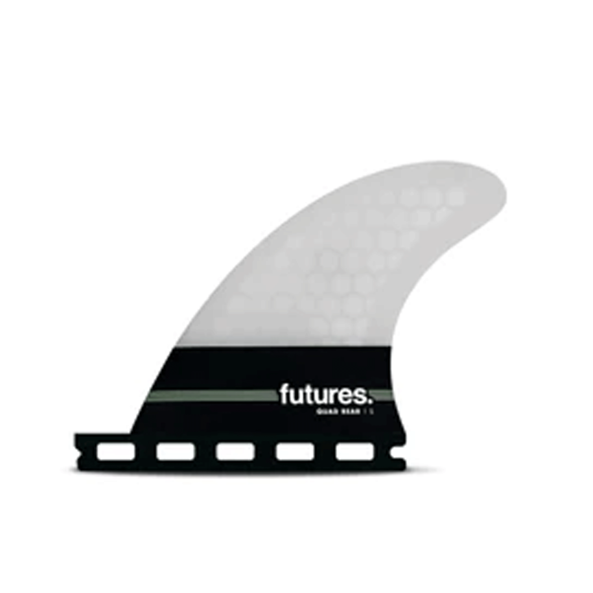 Futures Fins - Neutral Quad Rear HC Small Fin Set - Grey