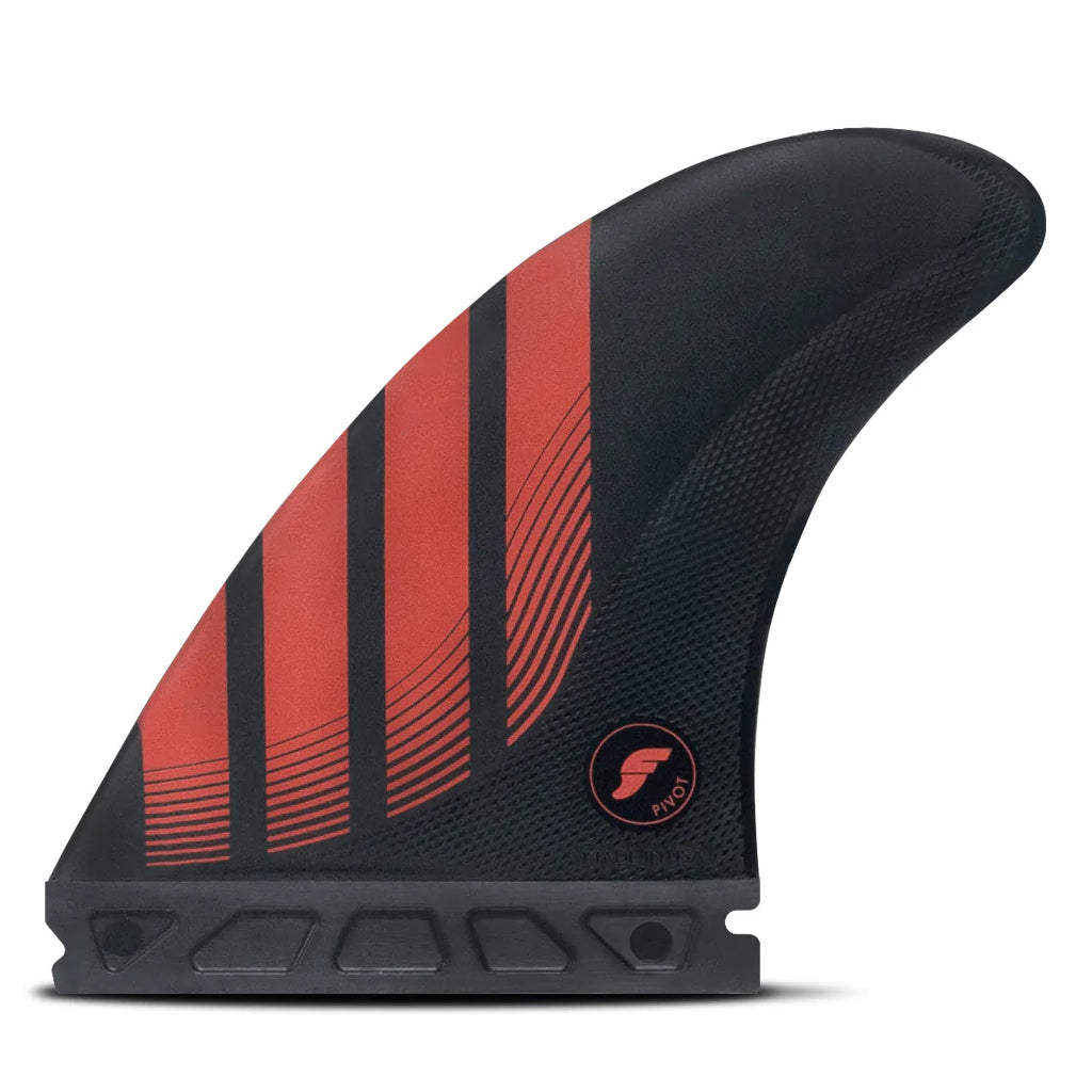 Futures Fins - P8 Alpha Tri-Fin Set - Carbon/Red