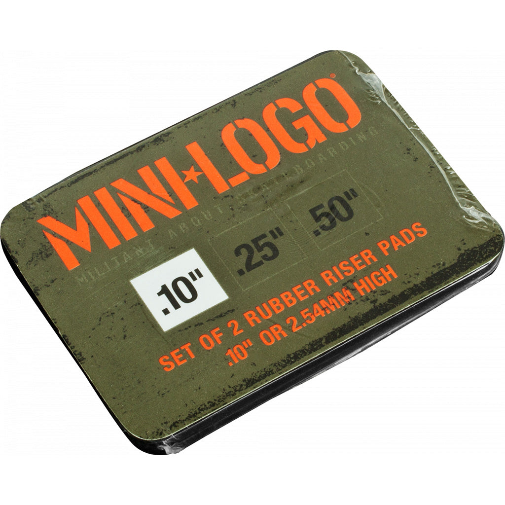 Mini Logo Riser Rubber Pad - .10" 2 Piece