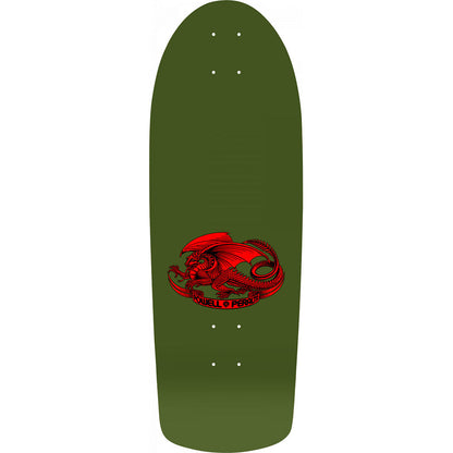 Powell Peralta Reissue OG Rat Bones Skateboard 10x30&quot; Deck  - Olive/Green - Seaside Surf Shop 