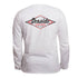 Seaside Surf Shop Mens Vintage Logo L/S Tee - White