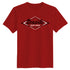 Seaside Surf Shop Mens Vintage Logo Tee - Red