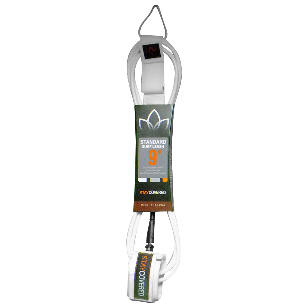 Stay Covered Standard Surf Leash - 9'x9/32 - Seaside Surf Shop