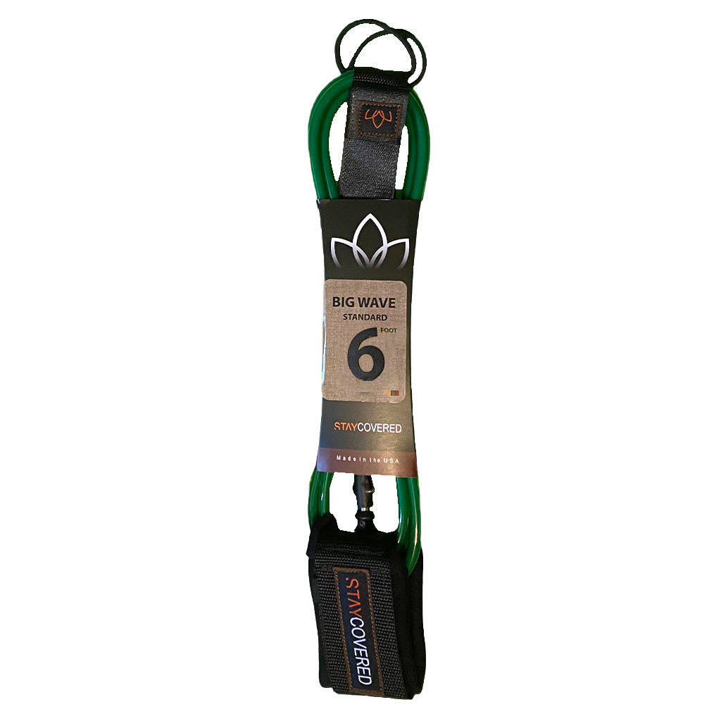 Stay Covered Big Wave Standard Surf Leash - 6' x 5/16