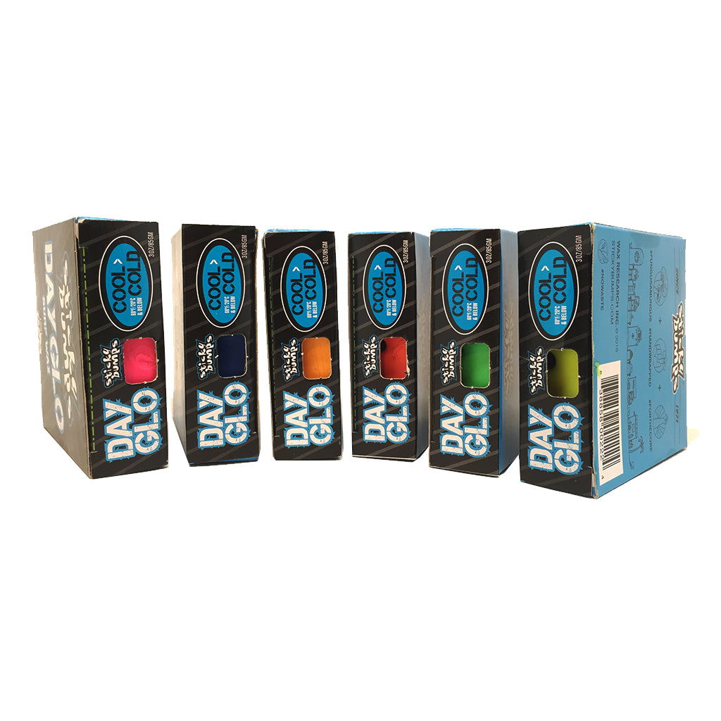 Sticky Bumps Day-Glo Surf Wax - Cool/Cold