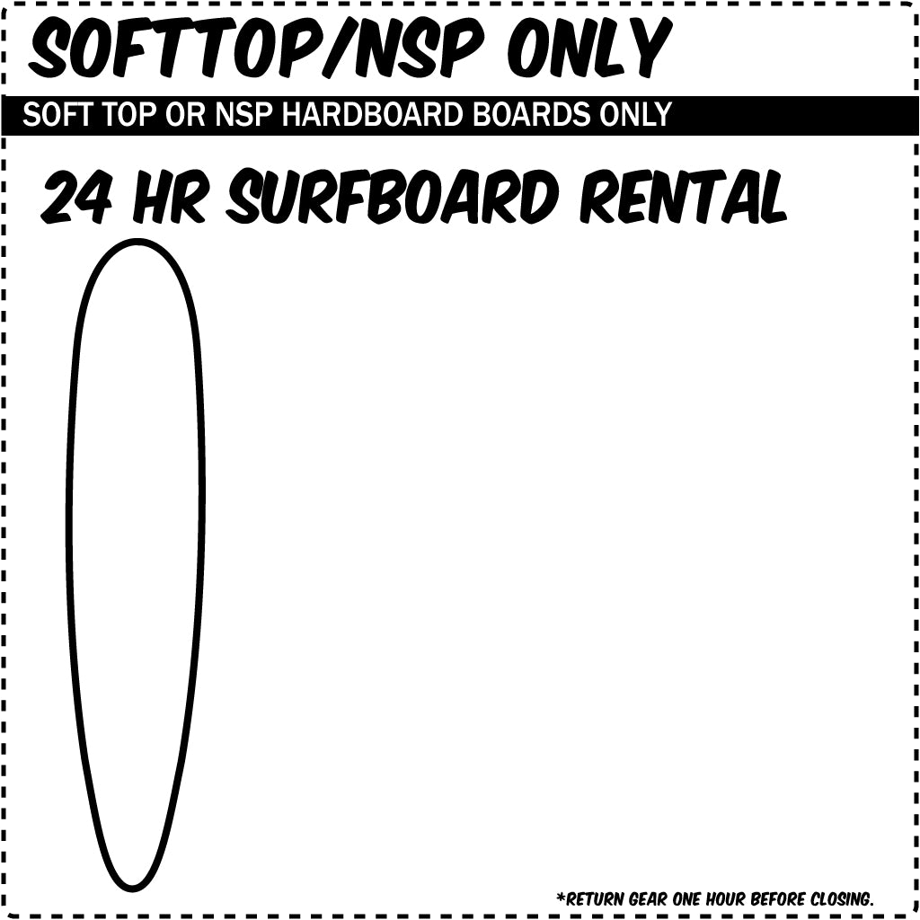 Surfboard, Bodyboard, Skimboard & Stand-Up Paddleboard Rentals